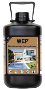 WEP Water Etanche Pro, résine d'acrochage 5 l - 6,2kg