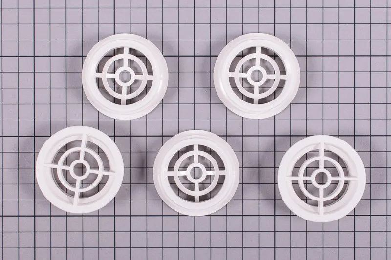 ASTRAL Grilles d'aspiration (x5) pour bouche série 00300