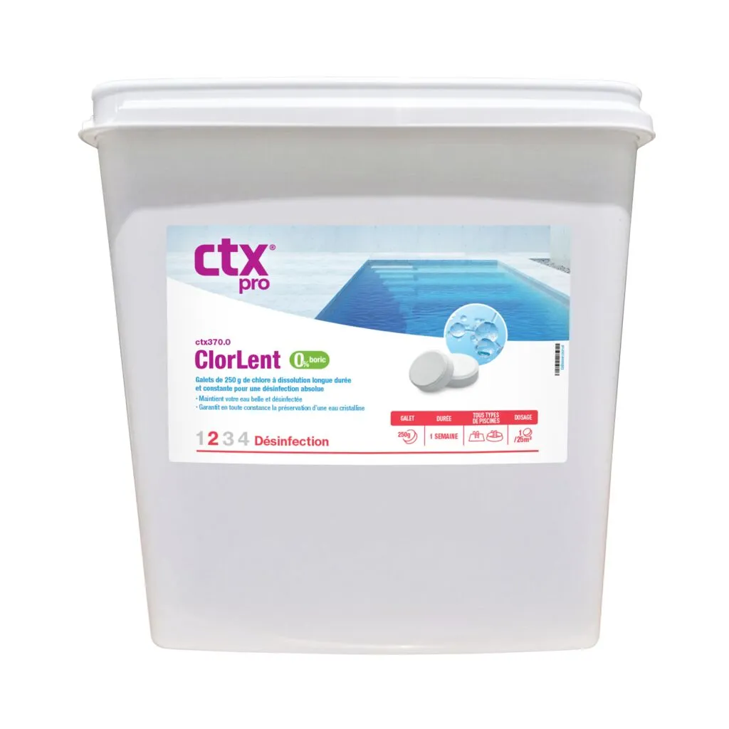 CTX-370 Chlore Lent galets 250g 10Kgs