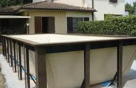 LAGHETTO Kit piscine DOLCEVITA DIVA 2x4 Cartouche 11m3/h BLANC/BLANC LAGHETTO NAKED