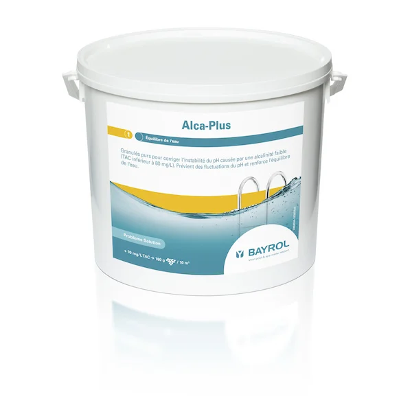 BAYROL Alca-Plus® Granulés purs pour corriger l‘instabilité du pH