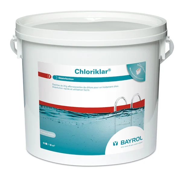 BAYROL Chloriklar® chlore choc pastille - 5KG