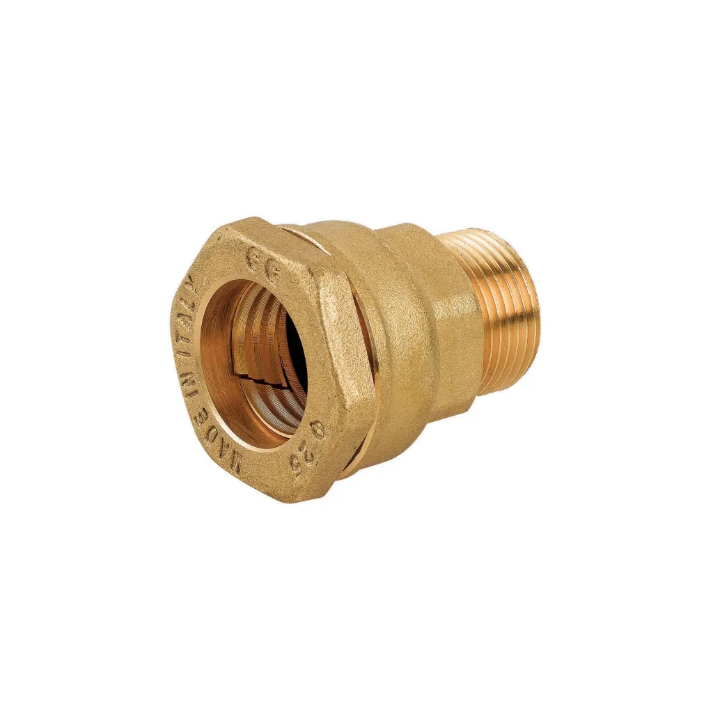 Raccord laiton à serrage extérieur fileté - 32 mm - 1"