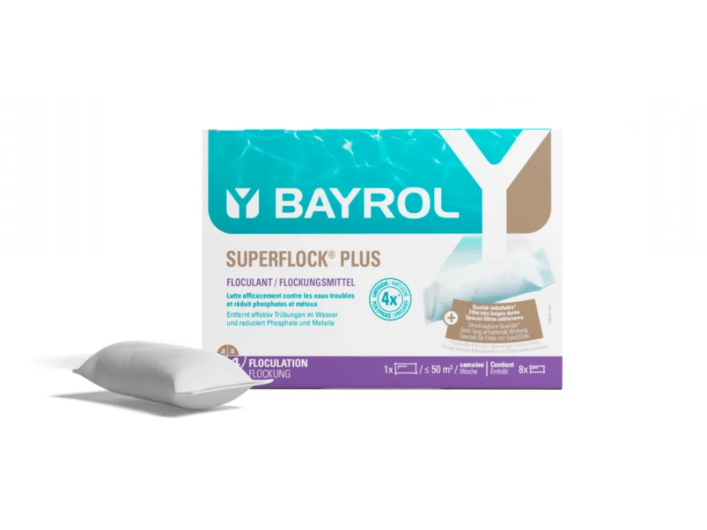 [1195293] BAYROL Floculant Superflock Plus® en cartouches - 1 Kg