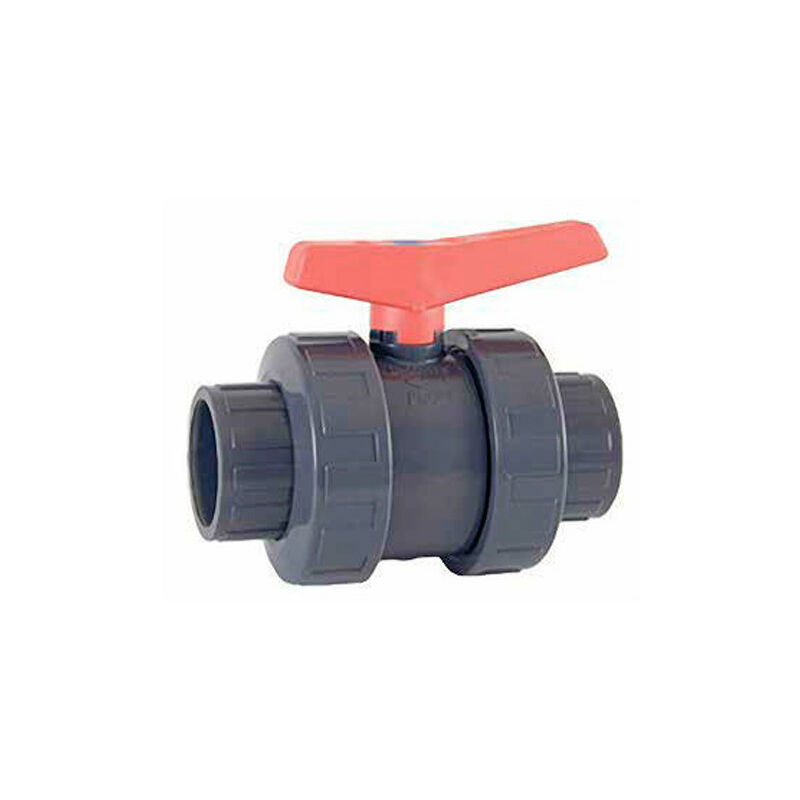 [02456] PVC Vanne à billes PVC-U ''STANDARD'' (PE-EPDM) coller