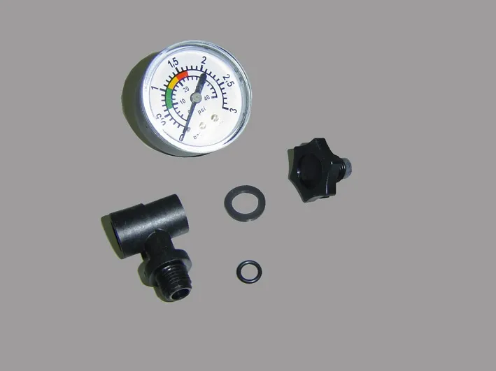 ASTRAL Kit manomètre axial 1/8" - 3 bars avec té, purge et joints