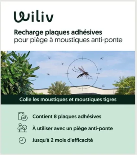 OVI - Recharge Plaque Collante - Piège Anti-Ponte