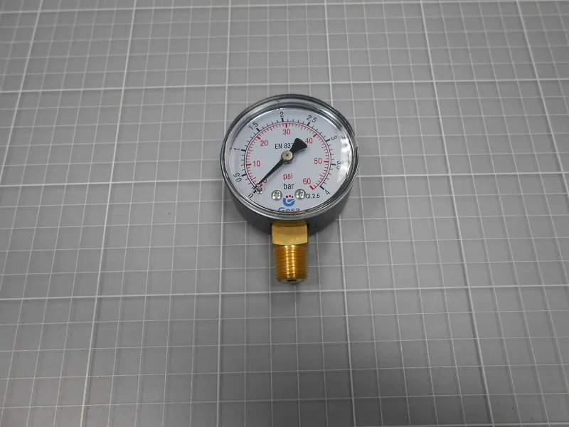 SNTE Manomètre radial 1/4" avec cadran D.50 mm - 4 bars