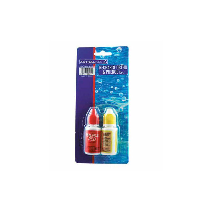 ASTRAL Recharge Flacon Orthotolidine 15 ml + Flacon Phenol 15 ml