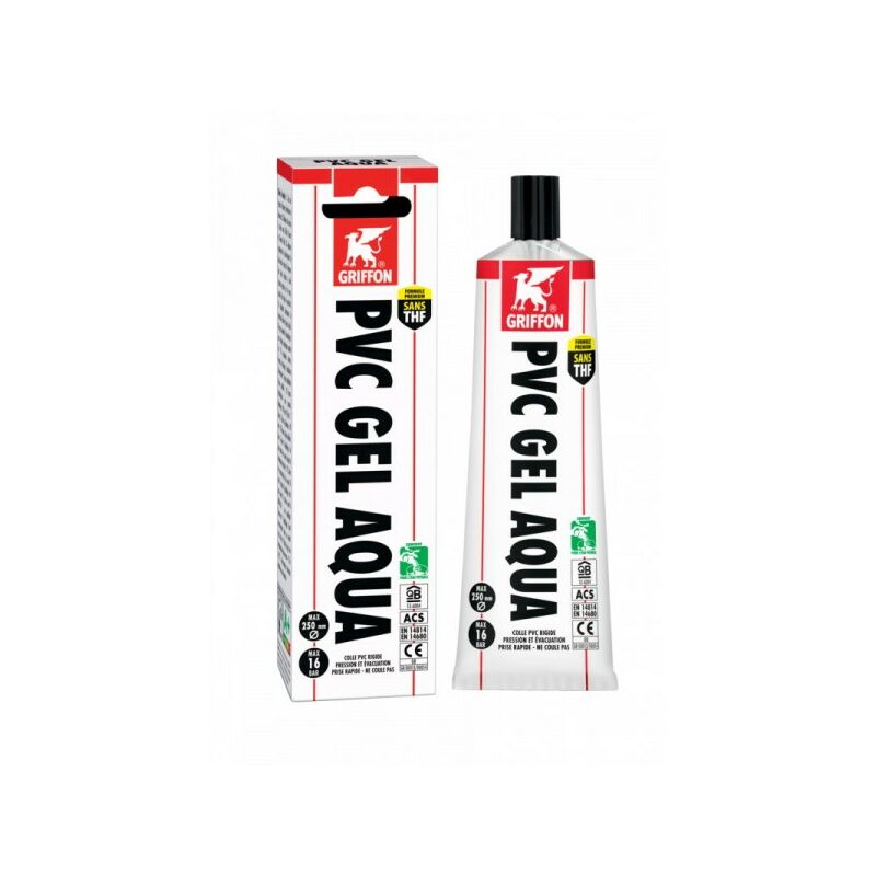 GRIFFON Colle PVC Gel Aqua - Tube De 125 Ml