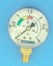 [4404220102] ASTRAL Manomètre radial 1/8" avec joint - 3 bars remplace la référence 4404080203 9515104113