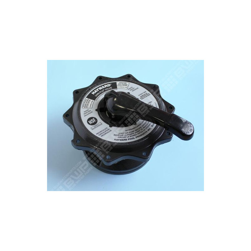 HAYWARD Ensemble supérieur de vanne multivoies SP715 et SP716 (vendu sans joint étoile) - NOIR