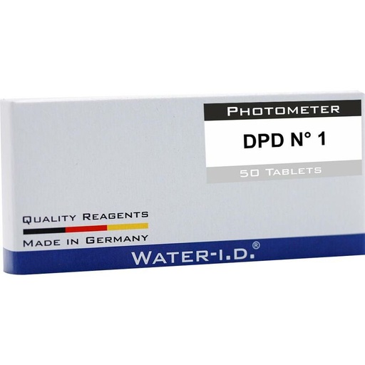 [76964] PoolLab DPD No 1 Photometre Reactif  Chlore Brome (Pack de 50)