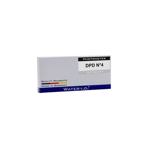 [76966] PoolLab Tablettes DPD N°4 PoolLAB Tablettes (Pack de 50)